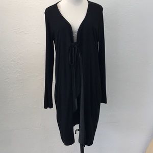 Front tie cardigan